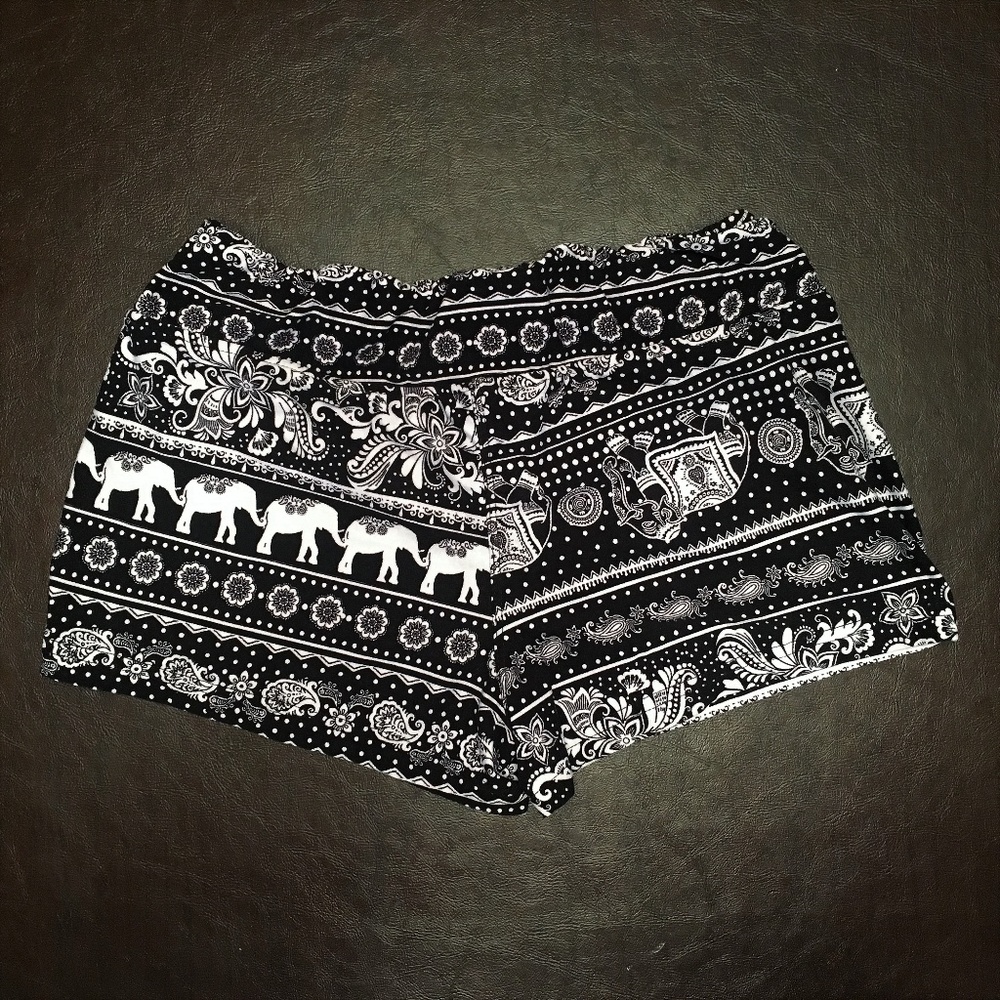 Hot Kiss Shorts Indian Designs Elephants